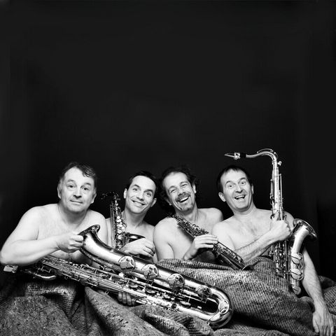 Les DéSaxés, die Gewinner des Wilhelmshavener Kleinkunstpreises Knurrhahn im Jahr 2004.