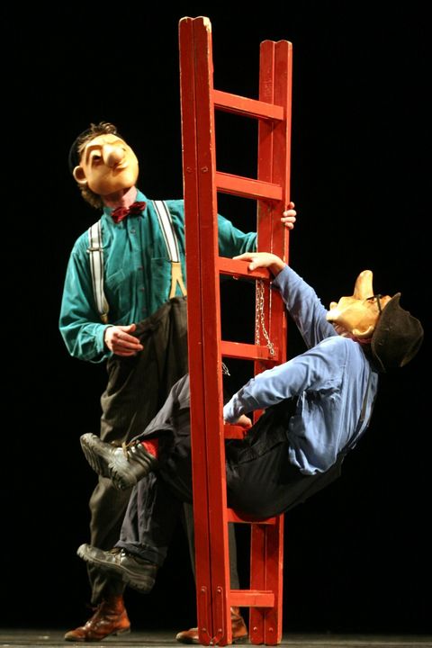 Habbe & Meik, die Gewinner des Wilhelmshavener Kleinkunstpreises Knurrhahn im Jahr 1987.